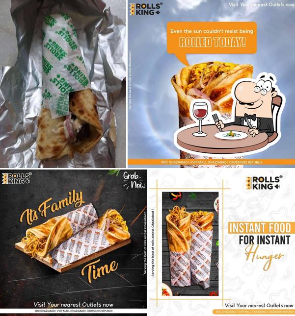 Food at Rolls King RDC Ghaziabad