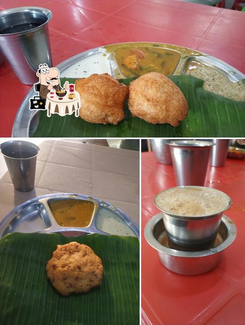 The restaurant's food and beverage