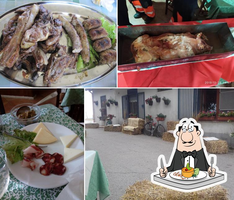 Cibo al Trattoria Da Brasarella