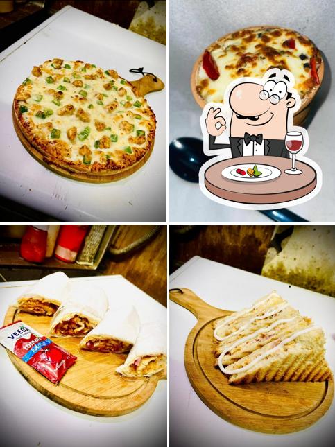 Food at The pizza pub