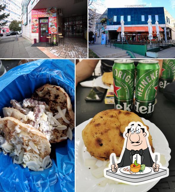 Dai un’occhiata alla foto che mostra la cibo e esterno di Zdravljak Oktogon