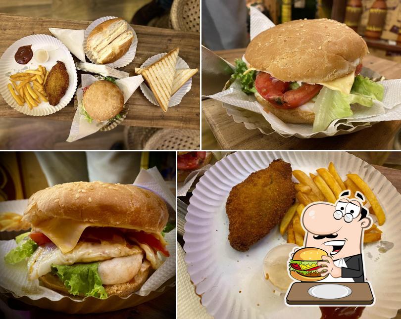 Try out a burger at Chumuke Chomok - A Perfect Tea Destination (Jadavpur)