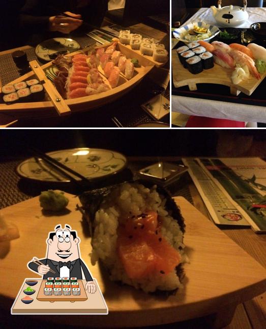 Prova le varie opzioni di sushi