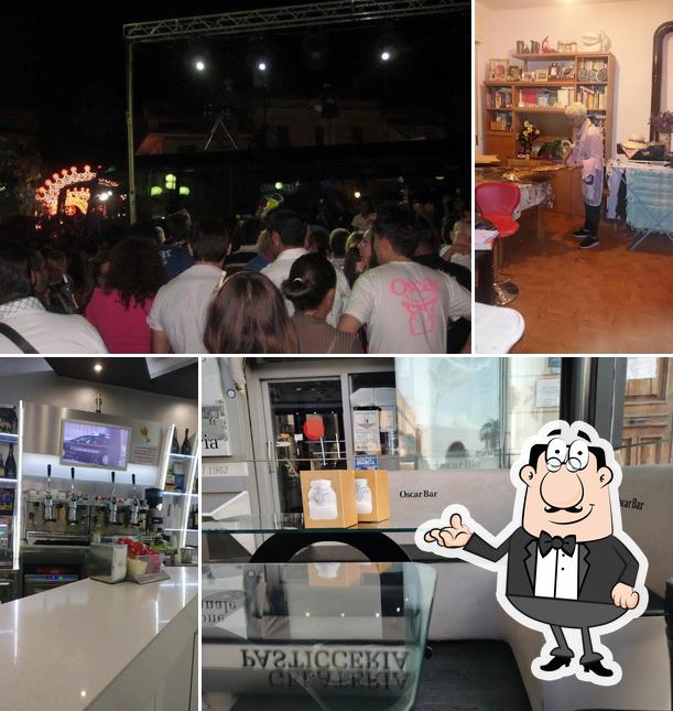 Gli interni di Oscar Bar