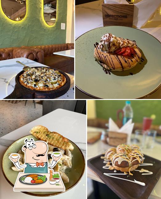 Food at Refections Cafe