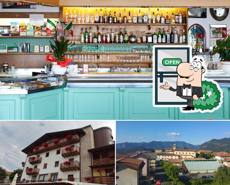 Gli esterni di Al Milano Hotel, Ristorante & Pizzeria
