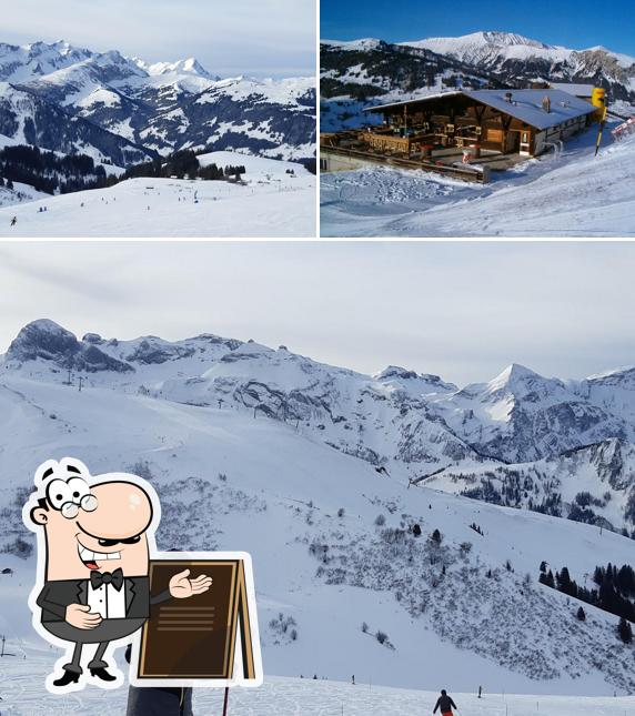 Goditi la vista dagli esterni di Berghütte Metsch