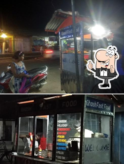 Here's a picture of Ghosh Fast Food