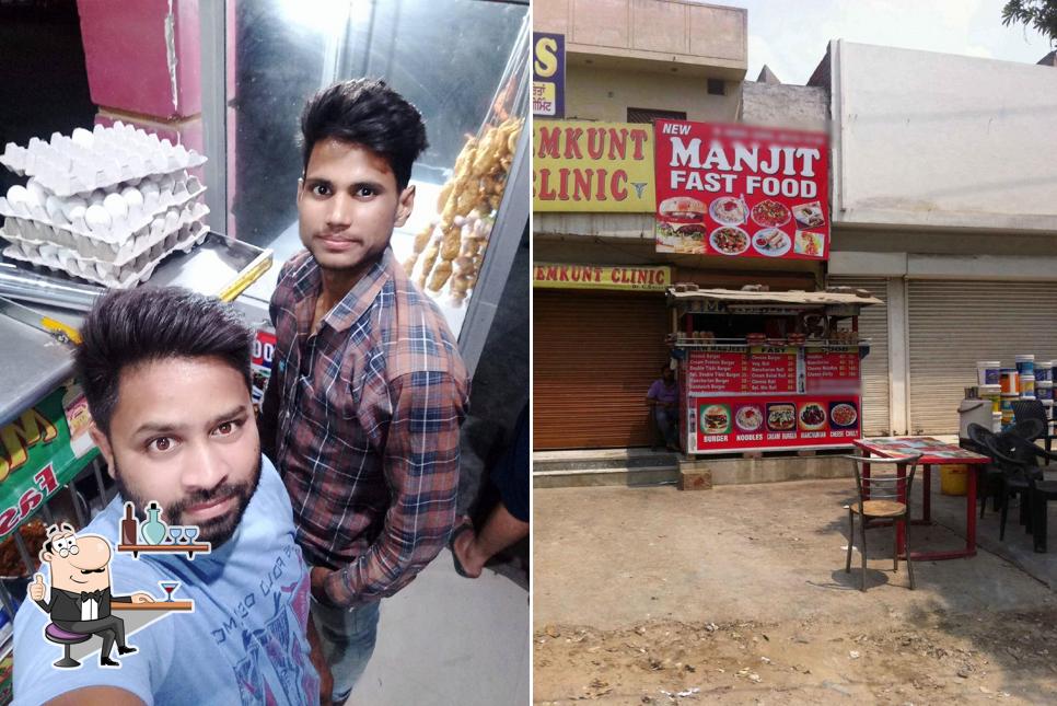 The interior of Manjit Fast Food