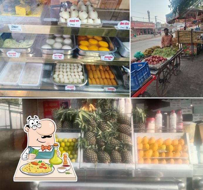 Meals at Pardesi sweets and restaurant