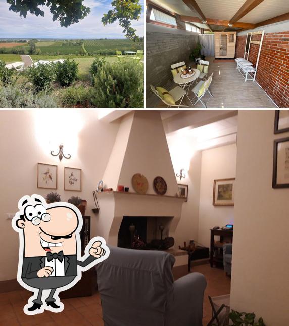 Dai un'occhiata agli interni di Rooms & Breakfast, ristorante per eventi Ca' Vincenzona, area welness