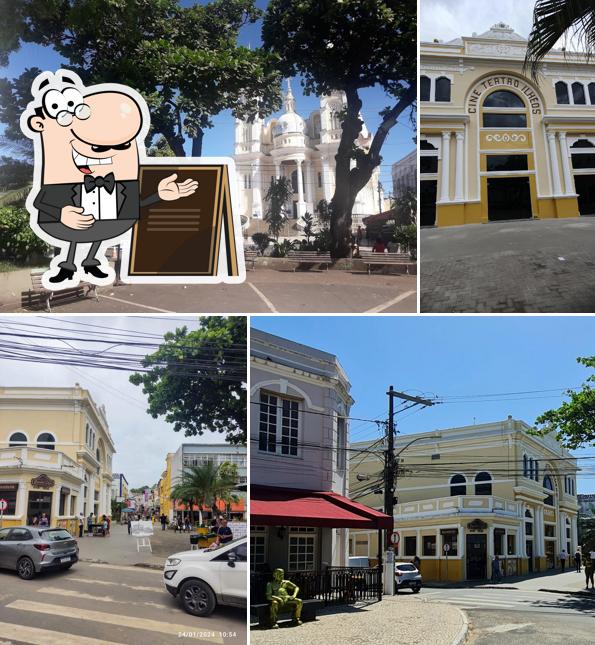 o exterior é uma característica importante do Sorveteria Ponto Chic