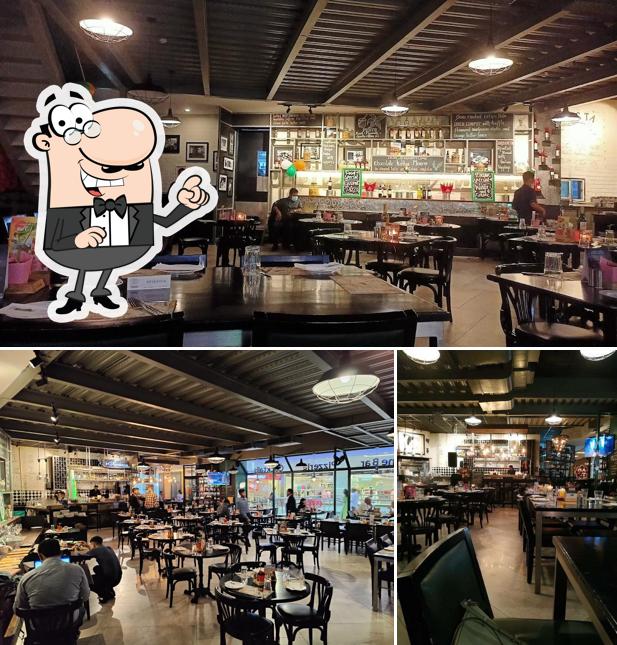 The interior of Toscano