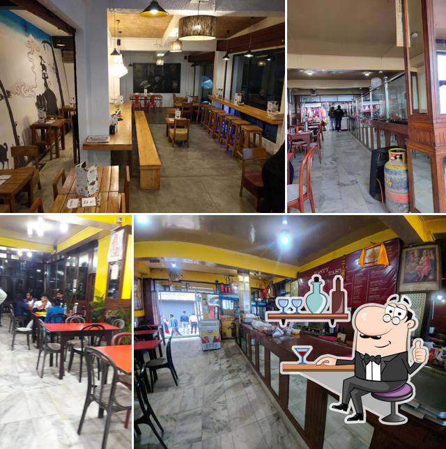 The interior of Hasty Tasty Pure Veg Restaurant