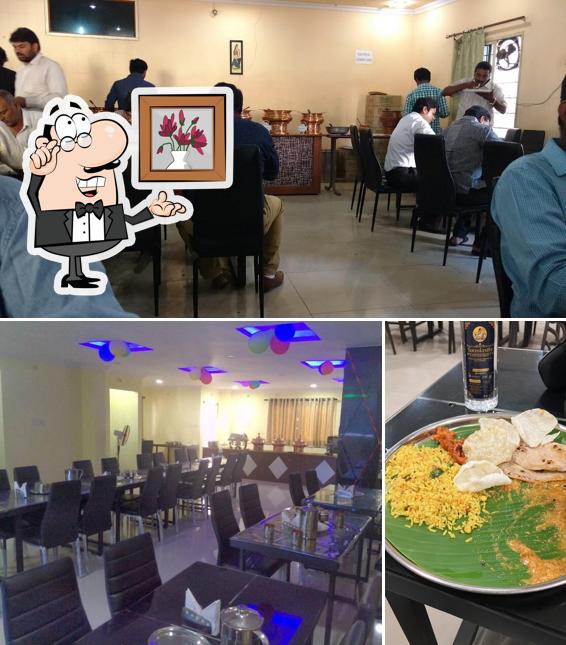 The interior of Hotel Samskruthi