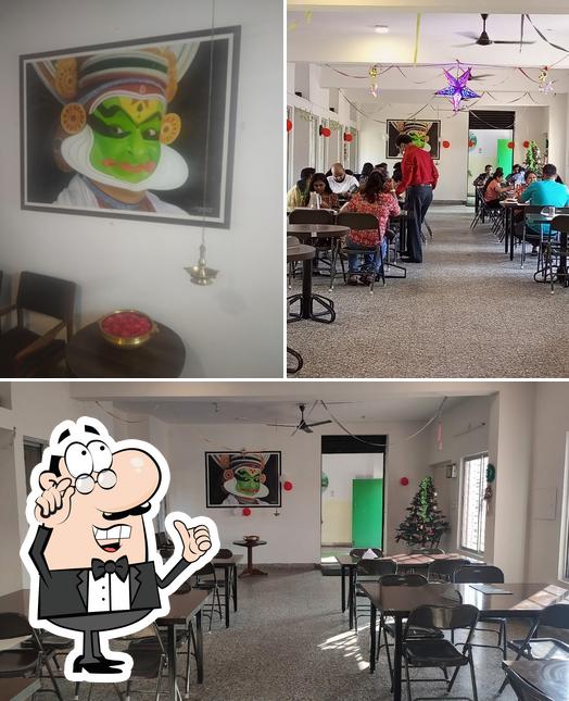 The interior of Kaippunnyam Kerala Restaurant