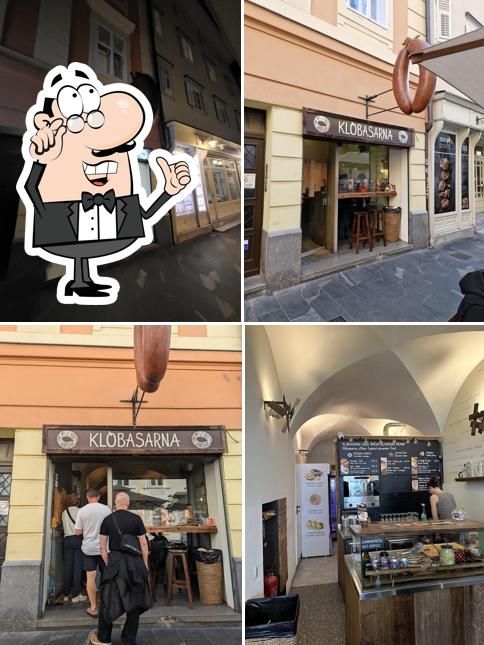 Gli interni di Klobasarna