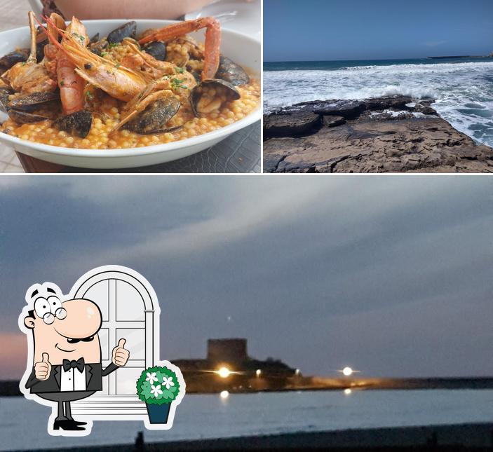 Tra le diverse cose da Da Barracca si possono trovare la esterno e frutti di mare