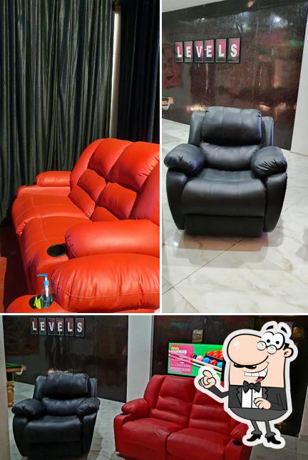 The interior of Levels Gaming Lounge