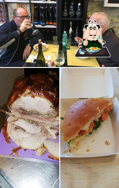 Tra le varie cose da Bacco&caffe’ si possono trovare la cibo e bancone da bar