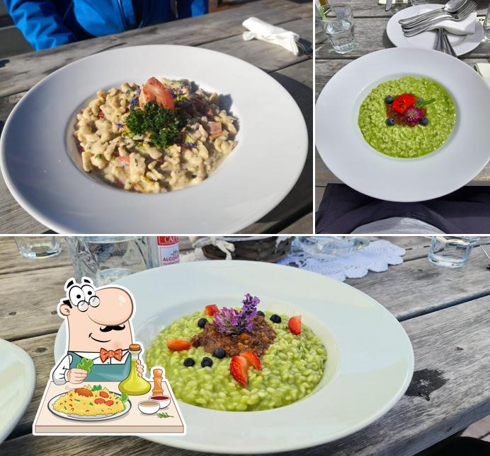 Risotto al Ristorante Malga Oberegger Alm