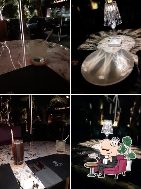 The interior of Zooey : A Culinary Bar