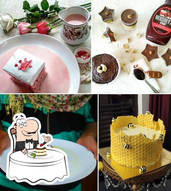 7's Bakes & Cakes serves a selection of sweet dishes
