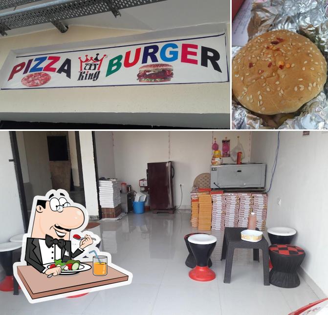Meals at M-King Pizza Burger