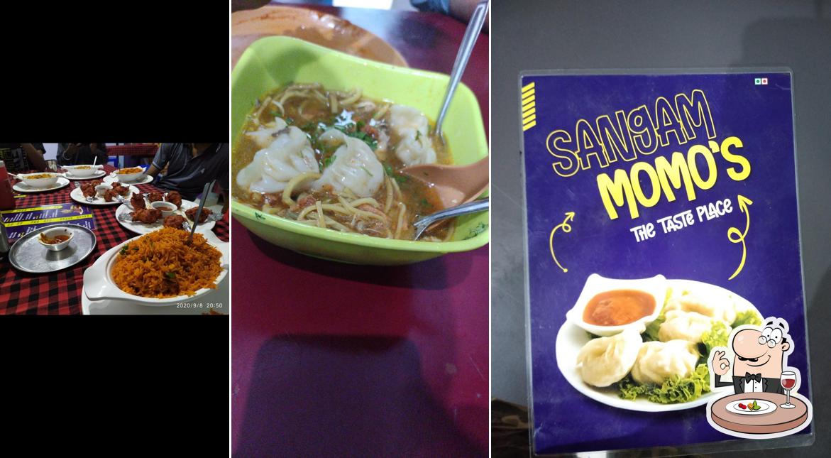 Food at Manav's MOMO stall (Mobile Chinese Stall )