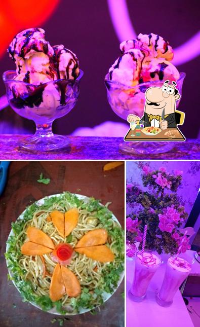 Food at Sheesha cafe restaurant