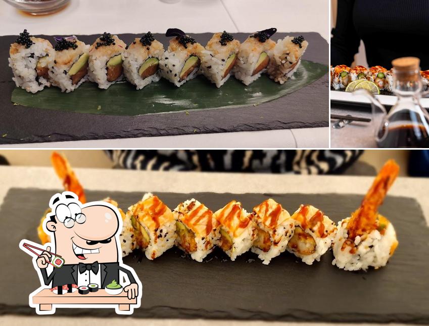 Scegli le varie opzioni di sushi