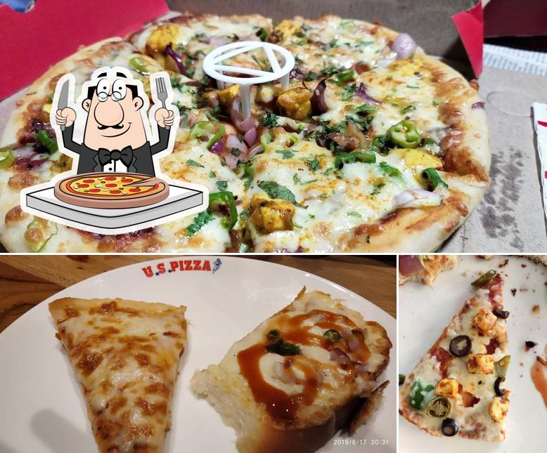 Pick pizza at uspizza Amreli