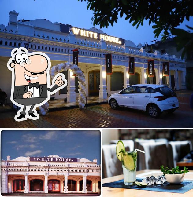 The White House co. is distinguished by exterior and food