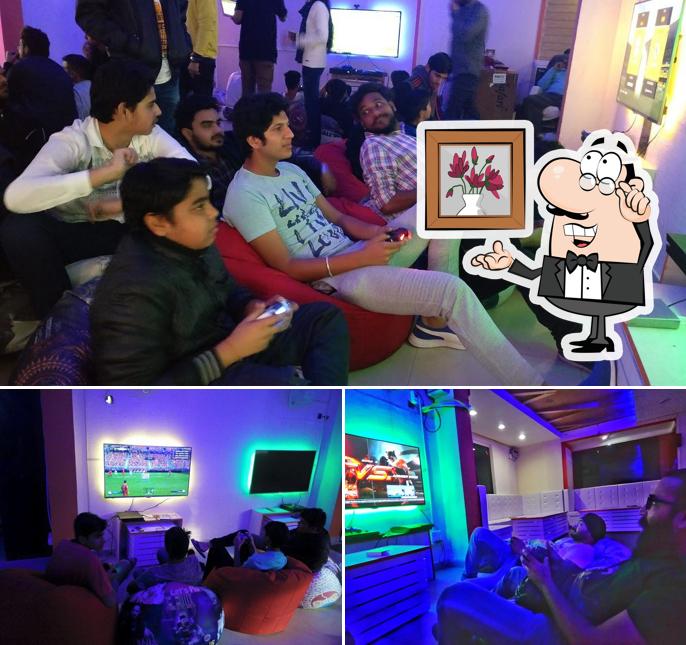 The interior of XOing Cafe & Game Zone Esports Gaming