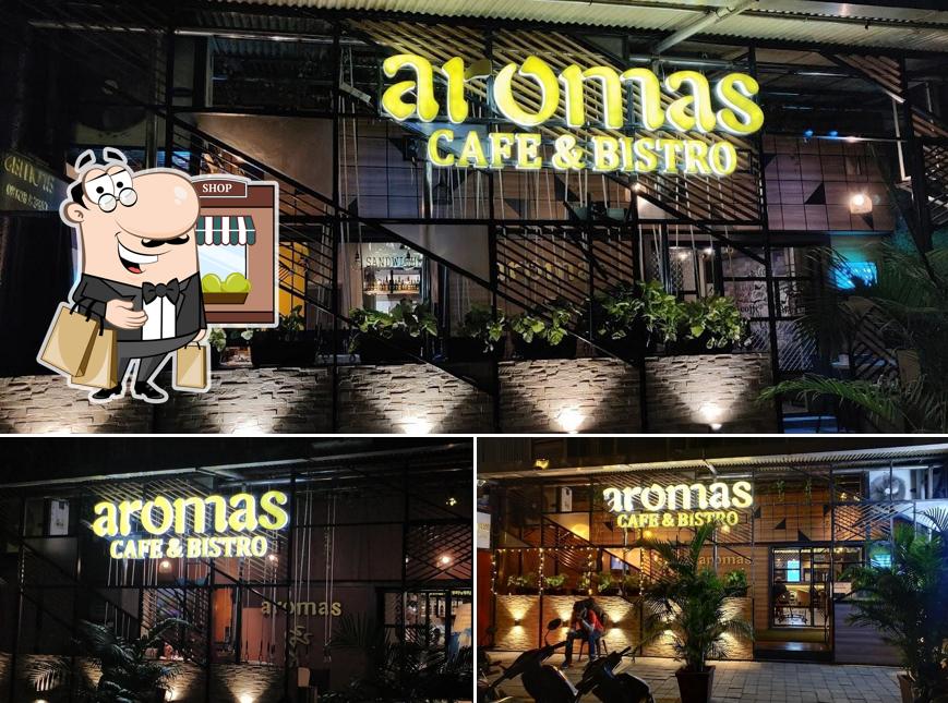 Enjoy the view outside Aromas Cafe & Bistro