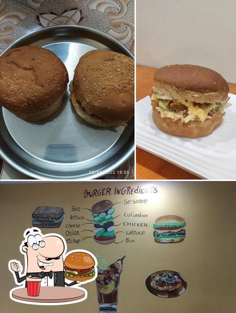 Get a burger at Grills N Fries