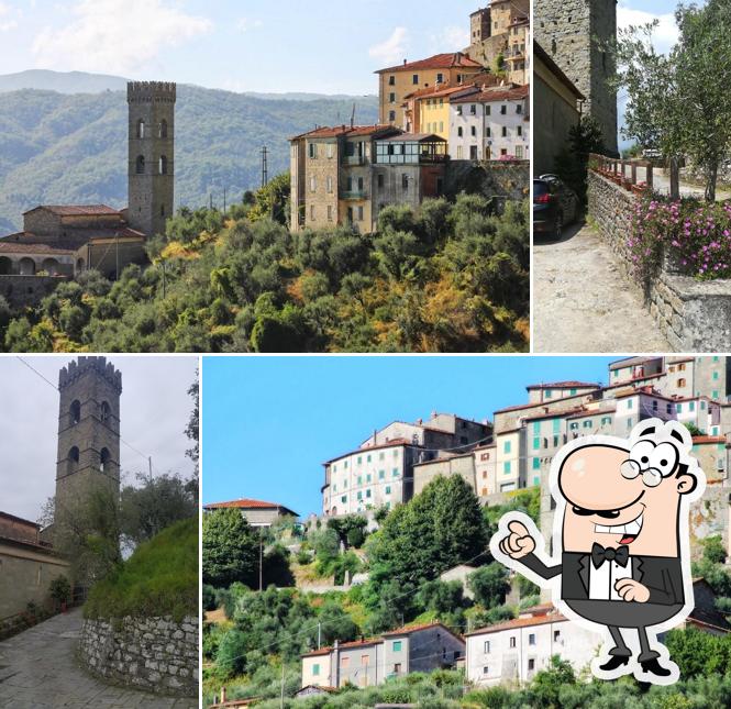 Puoi goderti l'aria fresca da seduto all'esterno di Vellano Circolo Sandro Maltagliati