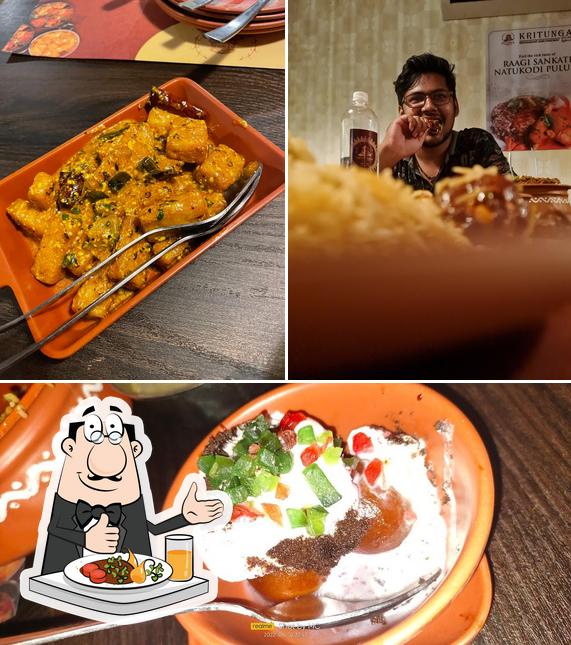 Food at Kritunga Restaurant Ongole