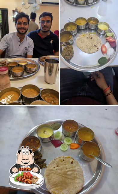 Meals at Mishra Marwari bhojnalaya