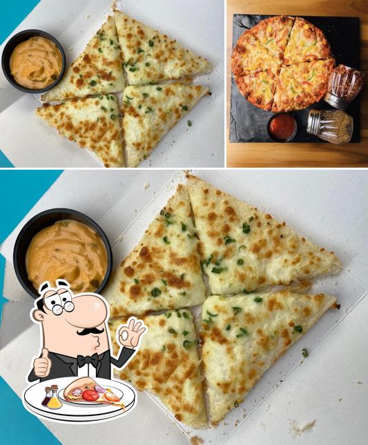 Try out pizza at Cheesecake&co