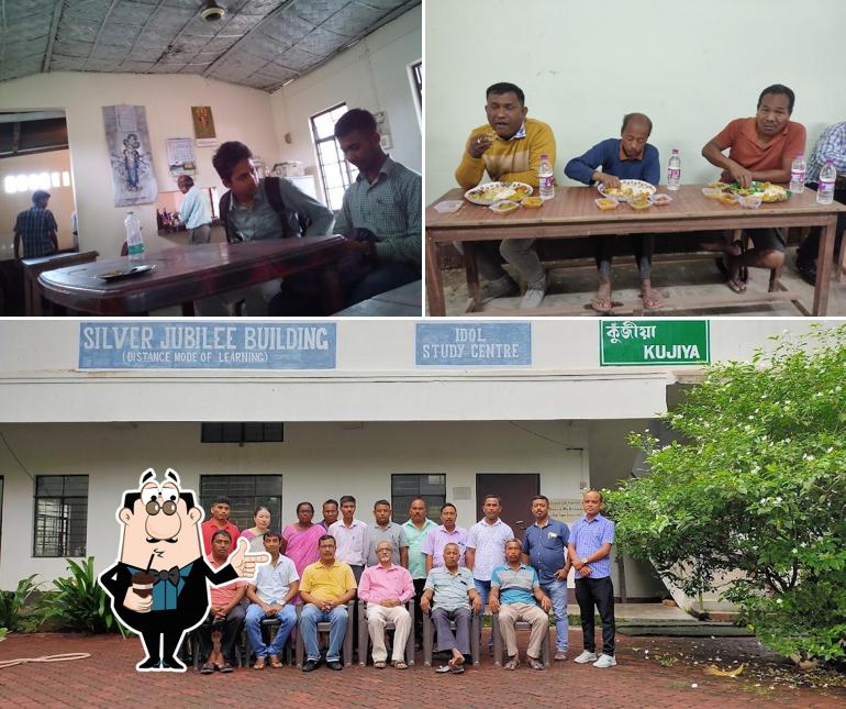 Enjoy a beverage at College Canteen