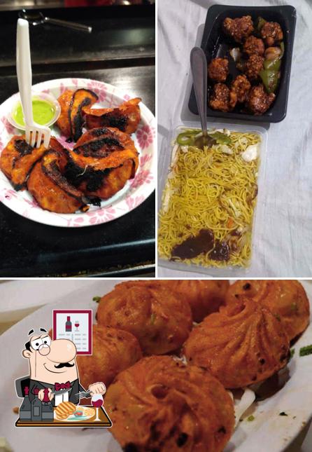 Order meat meals at Dragon Flames