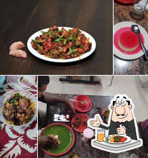 Chicken 65 at Saravana Parottas