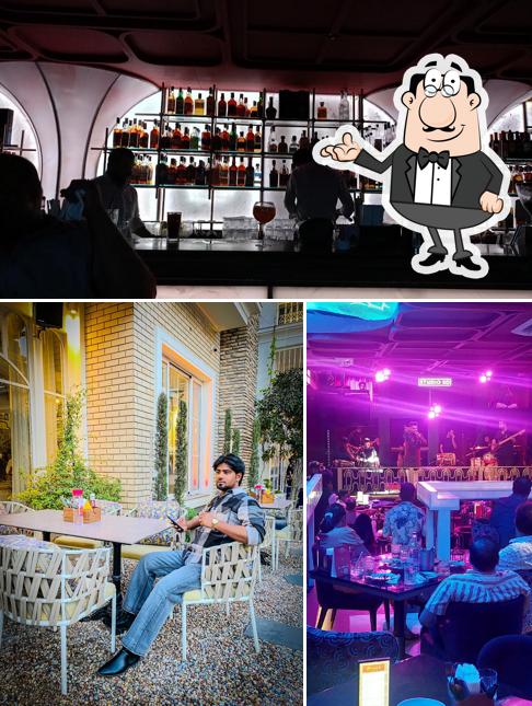 The interior of Studio Xo Bar Ludhiana