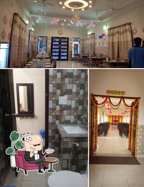 The interior of Vijayshri Resort