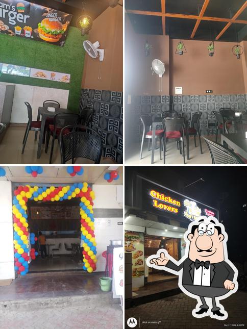 The interior of Sam's Burger