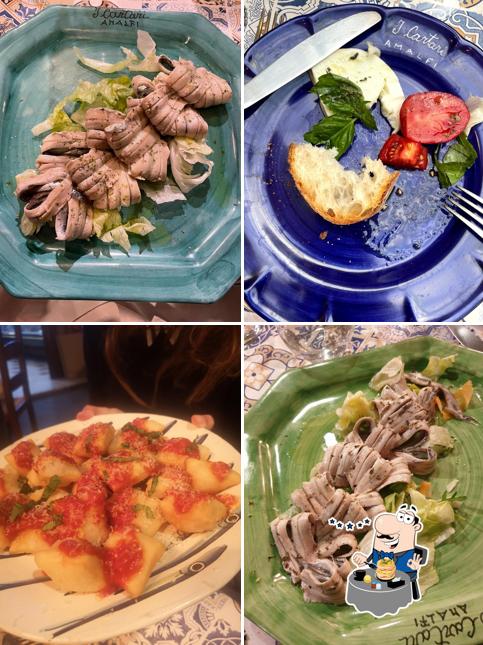 Cibo al Trattoria dei Cartari