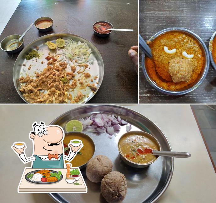 Meals at Bhawani Dal Bati Churma