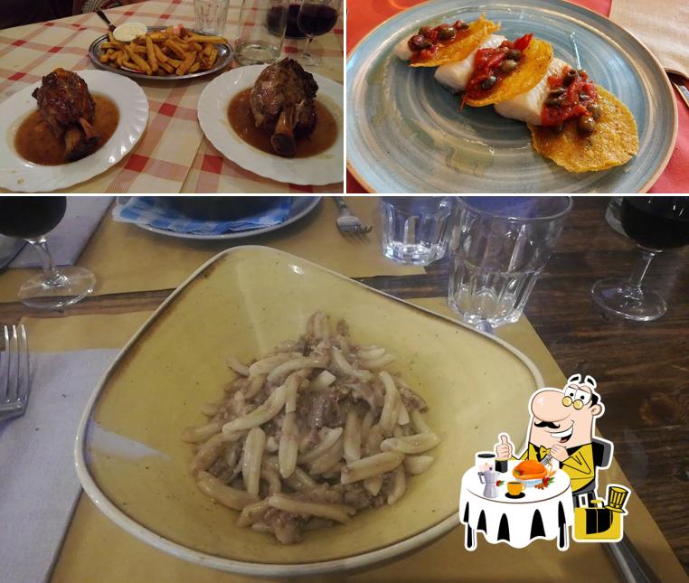 Cibo al Trattoria Le Bourg