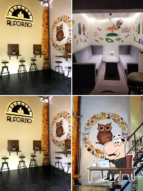 The interior of Al Forno